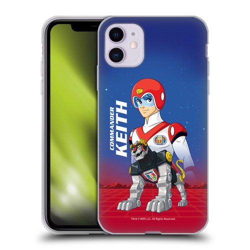 Voltron Character Art Commander Keith Soft Gel Case for Apple iPhone 11