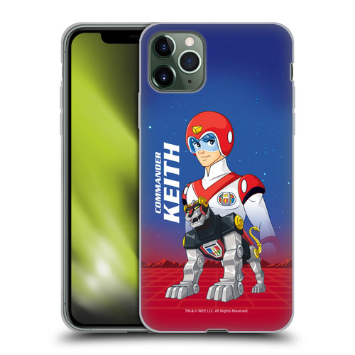 Voltron Character Art Commander Keith Soft Gel Case for Apple iPhone 11 Pro Max