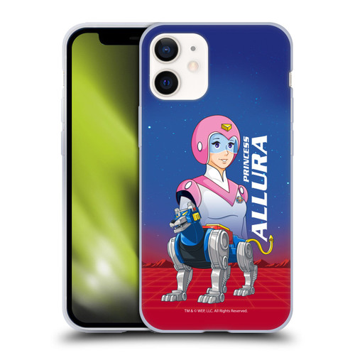 Voltron Character Art Princess Allura Soft Gel Case for Apple iPhone 12 Mini
