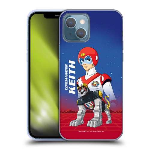 Voltron Character Art Commander Keith Soft Gel Case for Apple iPhone 13
