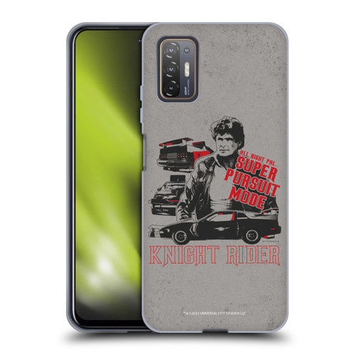 Knight Rider Core Graphics Super Pursuit Mode Soft Gel Case for HTC Desire 21 Pro 5G