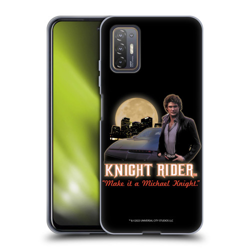 Knight Rider Core Graphics Poster Soft Gel Case for HTC Desire 21 Pro 5G