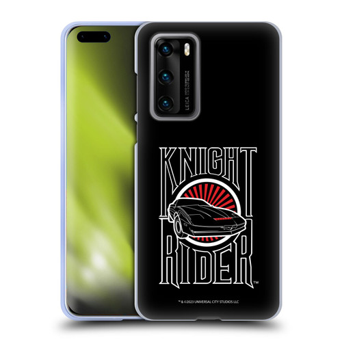 Knight Rider Core Graphics Logo Soft Gel Case for Huawei P40 5G
