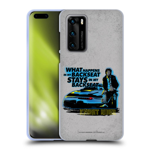 Knight Rider Core Graphics Michael Back Seat Soft Gel Case for Huawei P40 5G