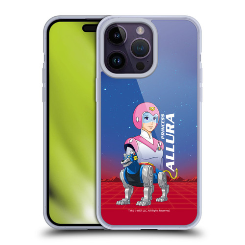 Voltron Character Art Princess Allura Soft Gel Case for Apple iPhone 14 Pro Max