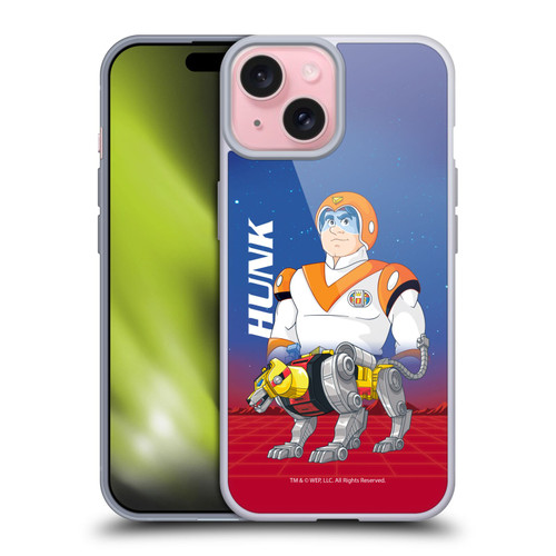 Voltron Character Art Hunk Soft Gel Case for Apple iPhone 15