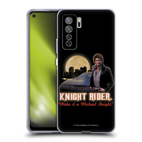 Knight Rider Core Graphics Poster Soft Gel Case for Huawei Nova 7 SE/P40 Lite 5G