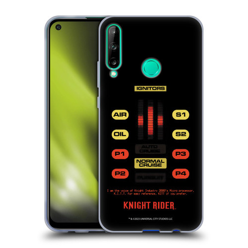 Knight Rider Core Graphics Kitt Control Panel Soft Gel Case for Huawei P40 lite E