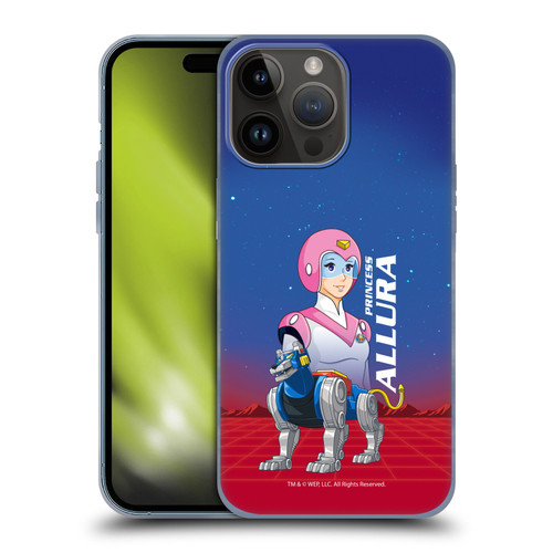 Voltron Character Art Princess Allura Soft Gel Case for Apple iPhone 15 Pro Max