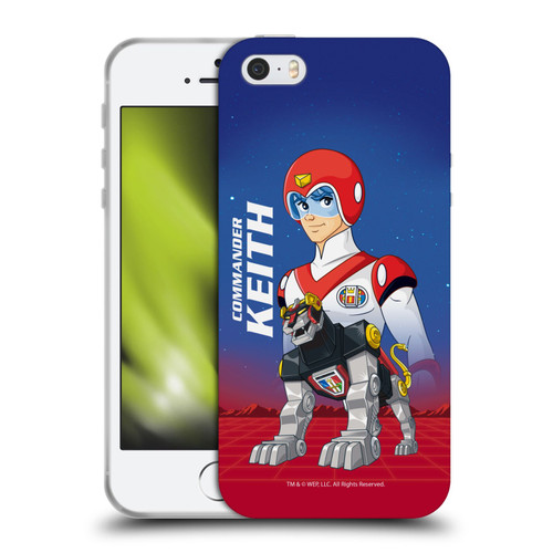 Voltron Character Art Commander Keith Soft Gel Case for Apple iPhone 5 / 5s / iPhone SE 2016