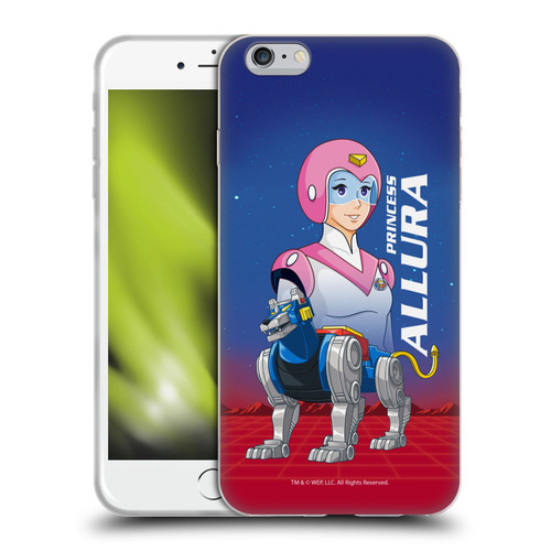 Voltron Character Art Princess Allura Soft Gel Case for Apple iPhone 6 Plus / iPhone 6s Plus