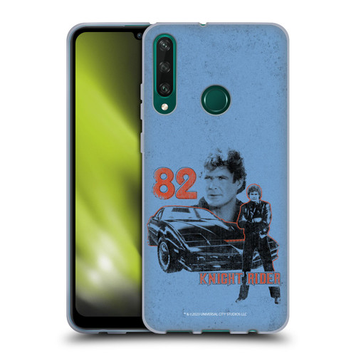 Knight Rider Core Graphics 82 Kitt Car Soft Gel Case for Huawei Y6p