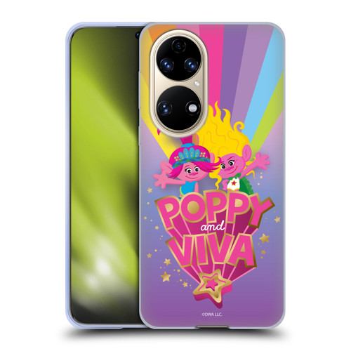 Trolls 3: Band Together Art Rainbow Soft Gel Case for Huawei P50