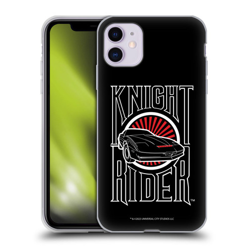 Knight Rider Core Graphics Logo Soft Gel Case for Apple iPhone 11