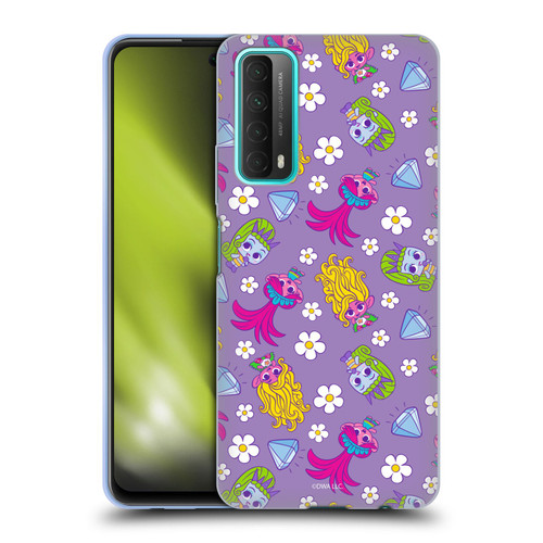 Trolls 3: Band Together Art Diamond Pattern Soft Gel Case for Huawei P Smart (2021)