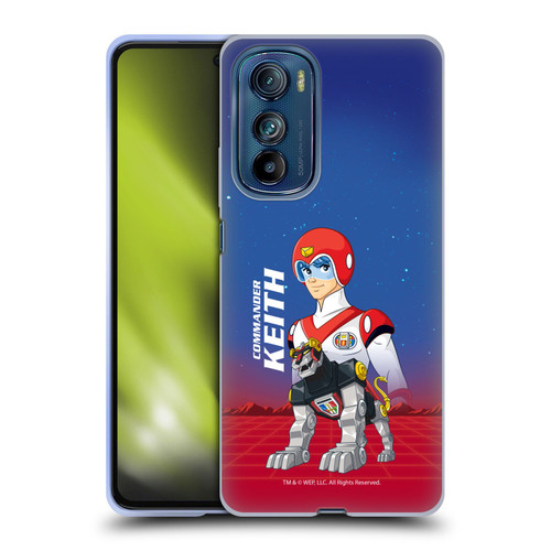 Voltron Character Art Commander Keith Soft Gel Case for Motorola Edge 30