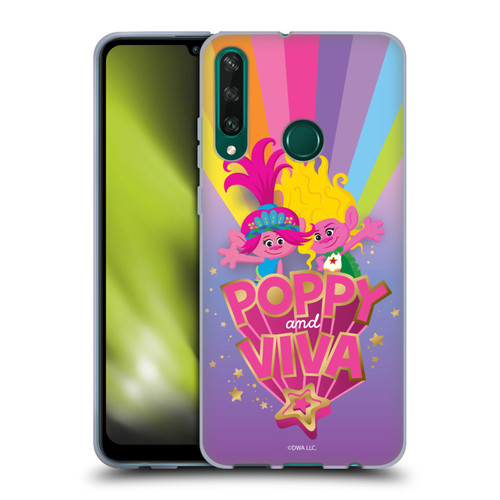 Trolls 3: Band Together Art Rainbow Soft Gel Case for Huawei Y6p