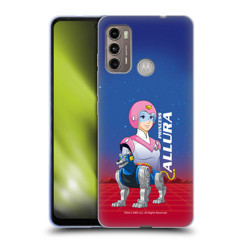 Voltron Character Art Princess Allura Soft Gel Case for Motorola Moto G60 / Moto G40 Fusion