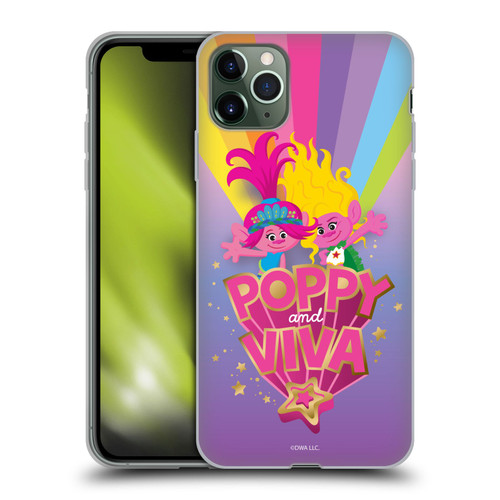 Trolls 3: Band Together Art Rainbow Soft Gel Case for Apple iPhone 11 Pro Max