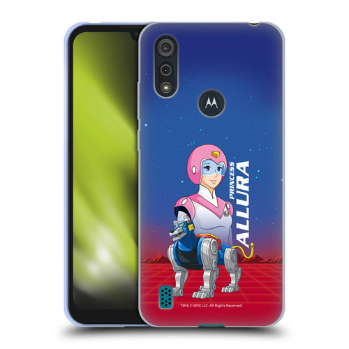 Voltron Character Art Princess Allura Soft Gel Case for Motorola Moto E6s (2020)