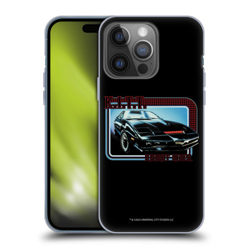Knight Rider Core Graphics Kitt Car Soft Gel Case for Apple iPhone 14 Pro