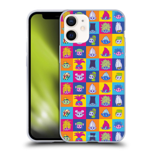 Trolls 3: Band Together Art Characters Soft Gel Case for Apple iPhone 12 Mini