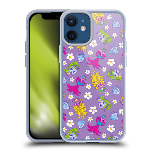 Trolls 3: Band Together Art Diamond Pattern Soft Gel Case for Apple iPhone 12 Mini