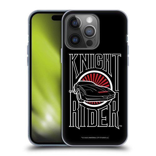Knight Rider Core Graphics Logo Soft Gel Case for Apple iPhone 14 Pro