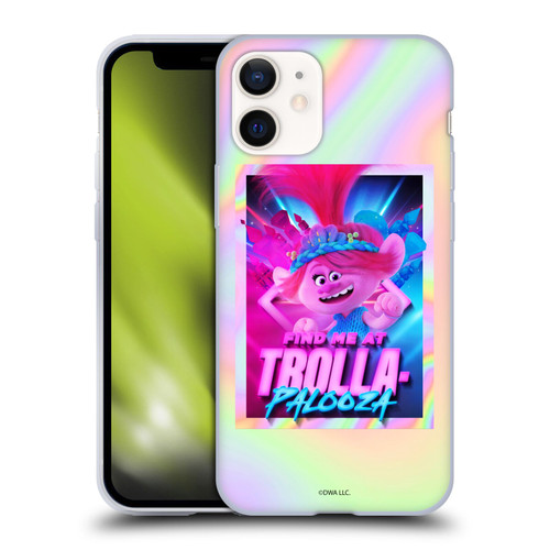 Trolls 3: Band Together Art Trolla-Palooza Soft Gel Case for Apple iPhone 12 Mini