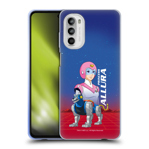 Voltron Character Art Princess Allura Soft Gel Case for Motorola Moto G52