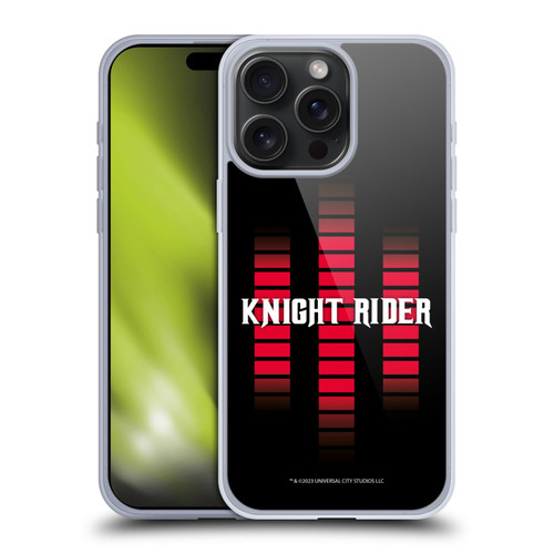 Knight Rider Core Graphics Control Panel Logo Soft Gel Case for Apple iPhone 15 Pro Max