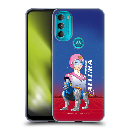 Voltron Character Art Princess Allura Soft Gel Case for Motorola Moto G71 5G