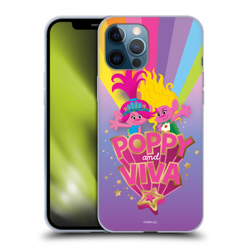 Trolls 3: Band Together Art Rainbow Soft Gel Case for Apple iPhone 12 Pro Max