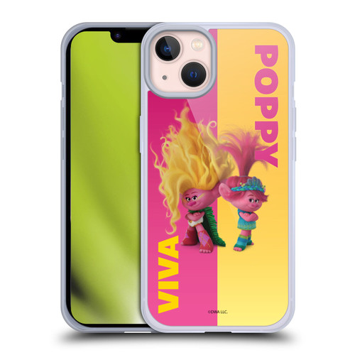 Trolls 3: Band Together Art Half Soft Gel Case for Apple iPhone 13