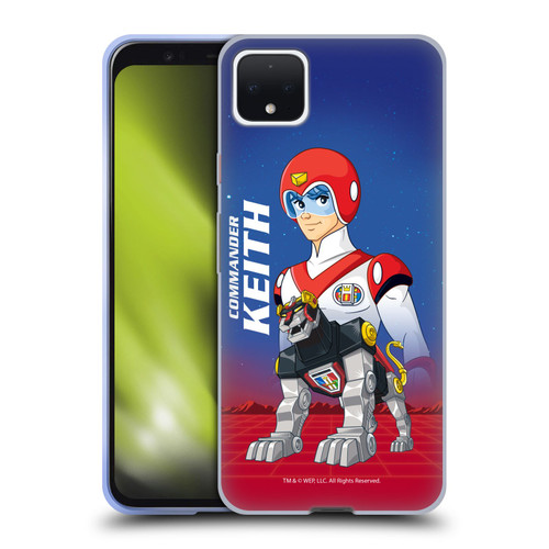 Voltron Character Art Commander Keith Soft Gel Case for Google Pixel 4 XL