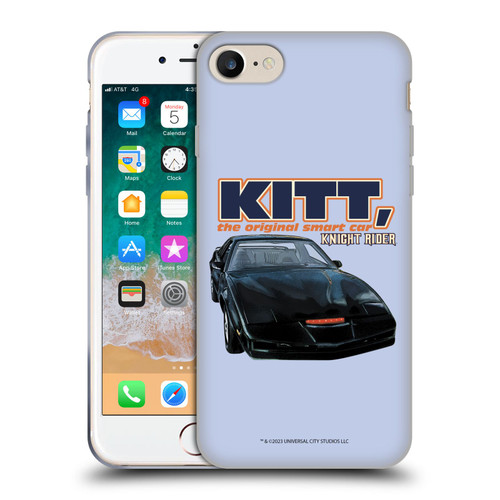 Knight Rider Core Graphics Kitt Smart Car Soft Gel Case for Apple iPhone 7 / 8 / SE 2020 & 2022