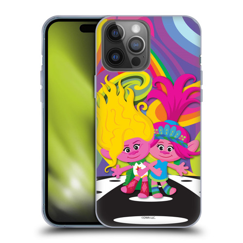 Trolls 3: Band Together Art Poppy And Viva Soft Gel Case for Apple iPhone 14 Pro Max
