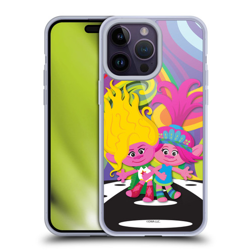 Trolls 3: Band Together Art Poppy And Viva Soft Gel Case for Apple iPhone 14 Pro Max