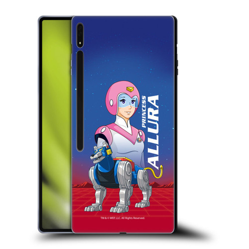 Voltron Character Art Princess Allura Soft Gel Case for Samsung Galaxy Tab S8 Ultra