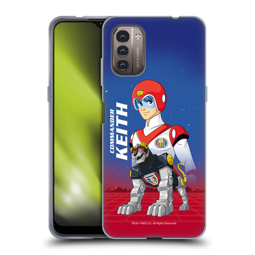 Voltron Character Art Commander Keith Soft Gel Case for Nokia G11 / G21