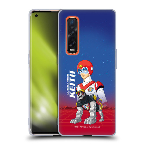 Voltron Character Art Commander Keith Soft Gel Case for OPPO Find X2 Pro 5G