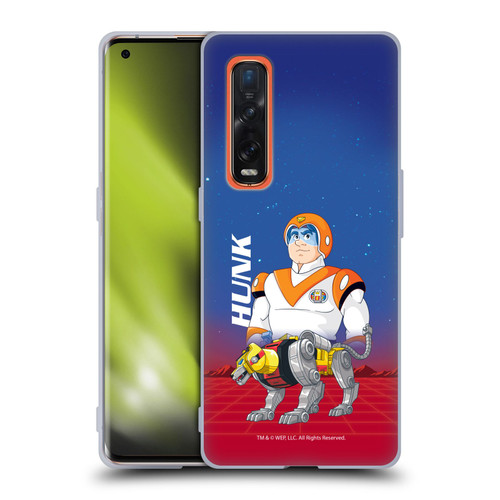 Voltron Character Art Hunk Soft Gel Case for OPPO Find X2 Pro 5G