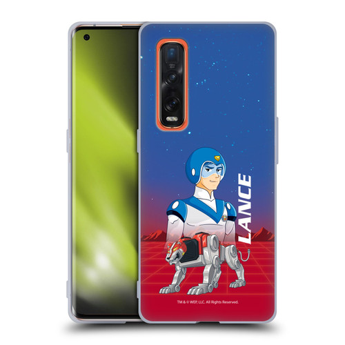 Voltron Character Art Lance Soft Gel Case for OPPO Find X2 Pro 5G
