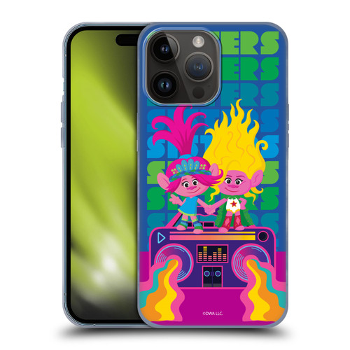 Trolls 3: Band Together Art Sisters Soft Gel Case for Apple iPhone 15 Pro Max