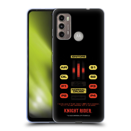 Knight Rider Core Graphics Kitt Control Panel Soft Gel Case for Motorola Moto G60 / Moto G40 Fusion