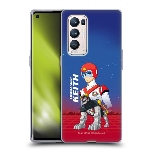 Voltron Character Art Commander Keith Soft Gel Case for OPPO Find X3 Neo / Reno5 Pro+ 5G