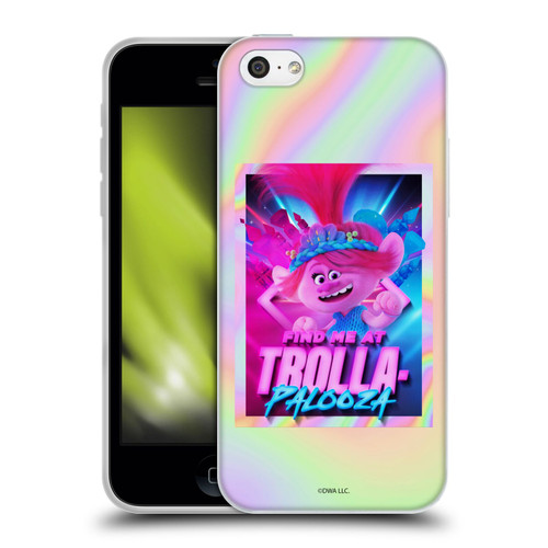 Trolls 3: Band Together Art Trolla-Palooza Soft Gel Case for Apple iPhone 5c