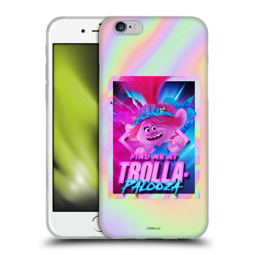 Trolls 3: Band Together Art Trolla-Palooza Soft Gel Case for Apple iPhone 6 / iPhone 6s
