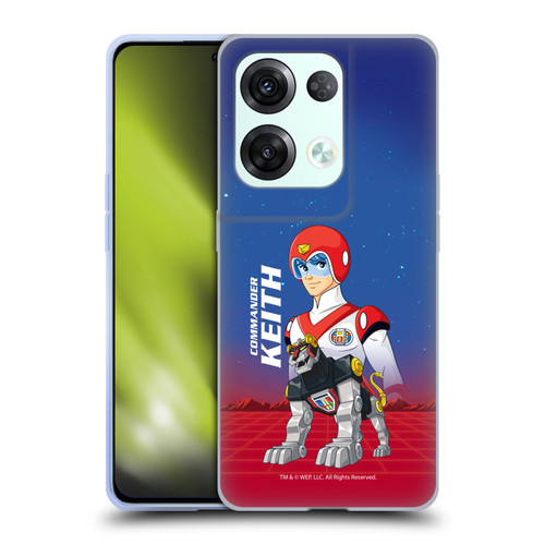 Voltron Character Art Commander Keith Soft Gel Case for OPPO Reno8 Pro