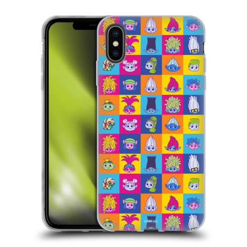 Trolls 3: Band Together Art Characters Soft Gel Case for Apple iPhone XS Max